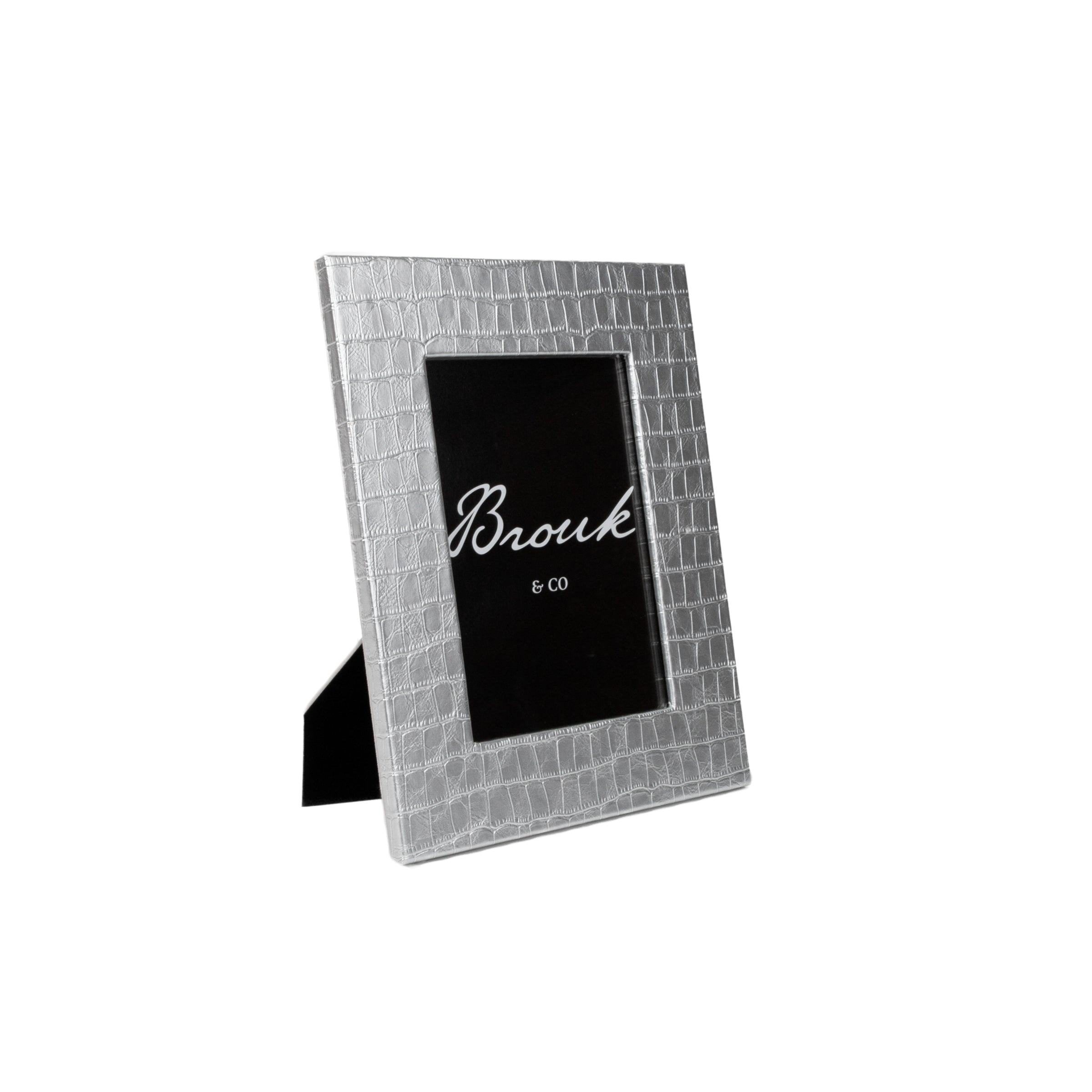 Croco Leather Frame