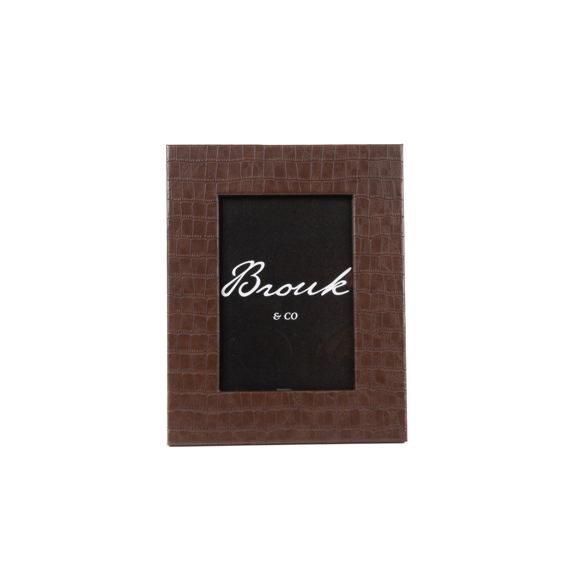 Croco Leather Frame