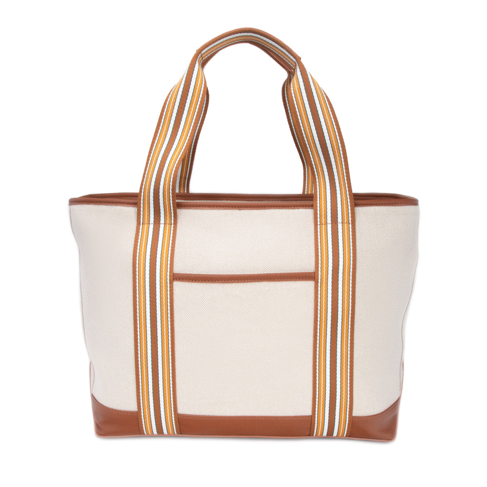 Capri Striped Tote Bag
