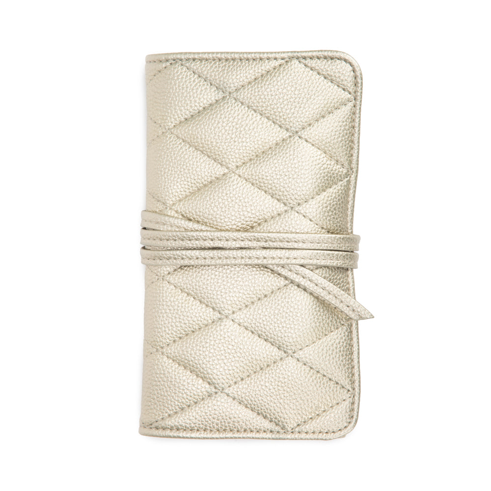 Leah Quilted Jewelry Roll
