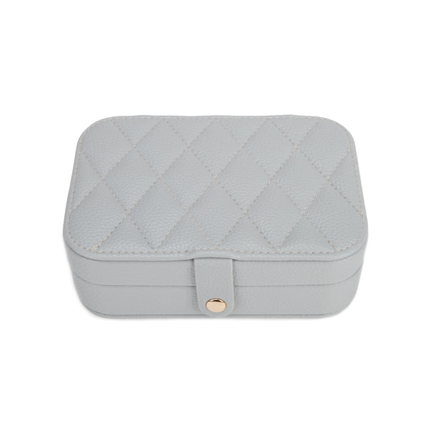Leah Quilted Travel Jewelry Organizer (Gold)