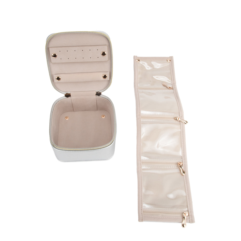 Leah Quilted Travel Jewelry Case with Pouch – Brouk & Co