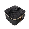 Leah Quilted Travel Jewelry Case with Pouch