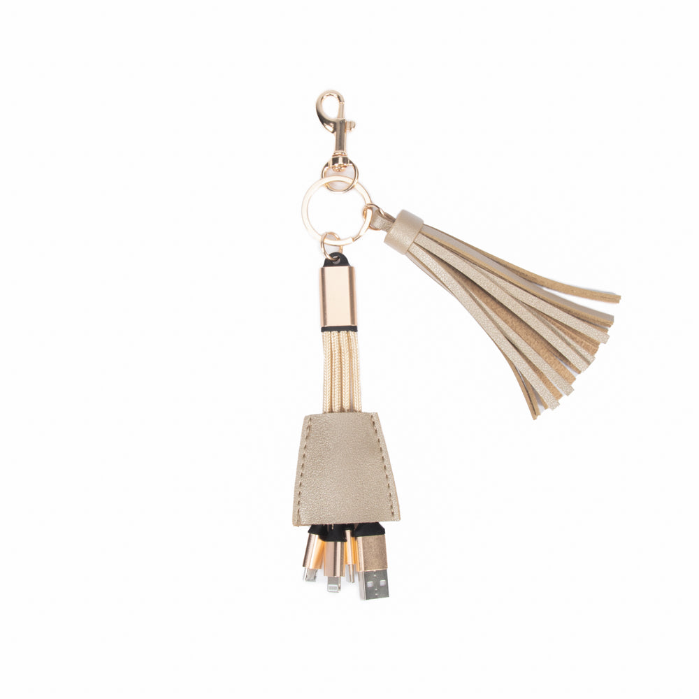 Tassel Keychain W-4 Universal Charging Cable