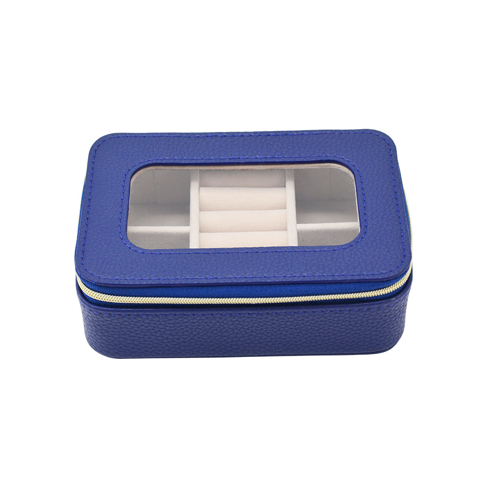 Leah Clear Top Jewelry Case