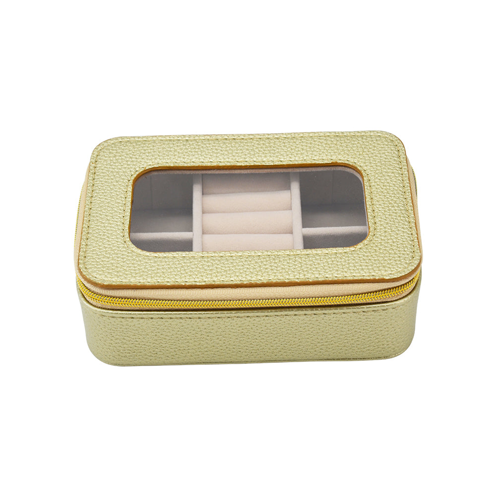 Leah Clear Top Jewelry Case
