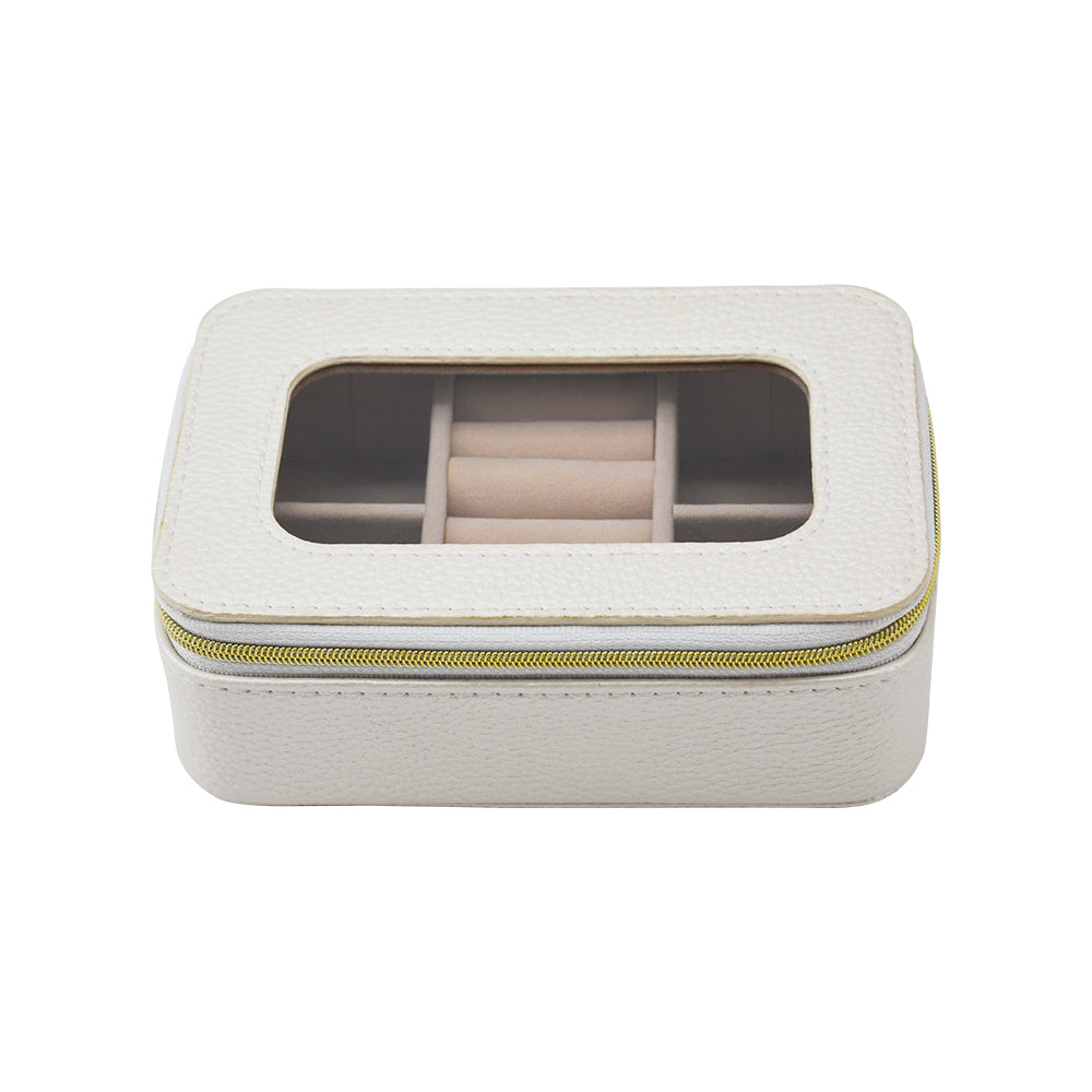 Leah Clear Top Jewelry Case