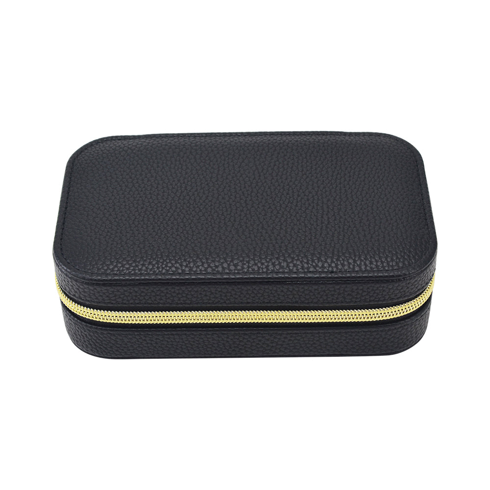 Leah Rectangle Travel Jewelry Case