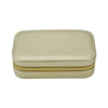 Leah Rectangle Travel Jewelry Case