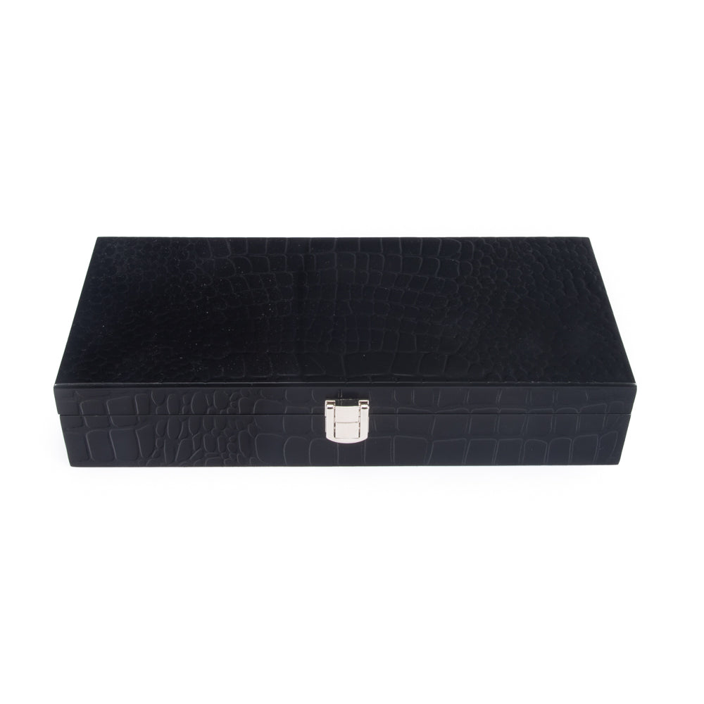 Croc Laser Engraved 100 Chip Poker Set – Brouk & Co