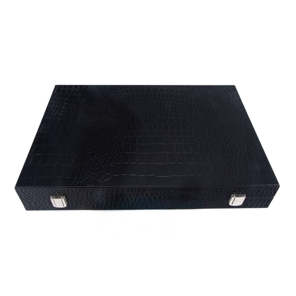 brouk & co Croc Laser Engraved 300 Chip Poker Set