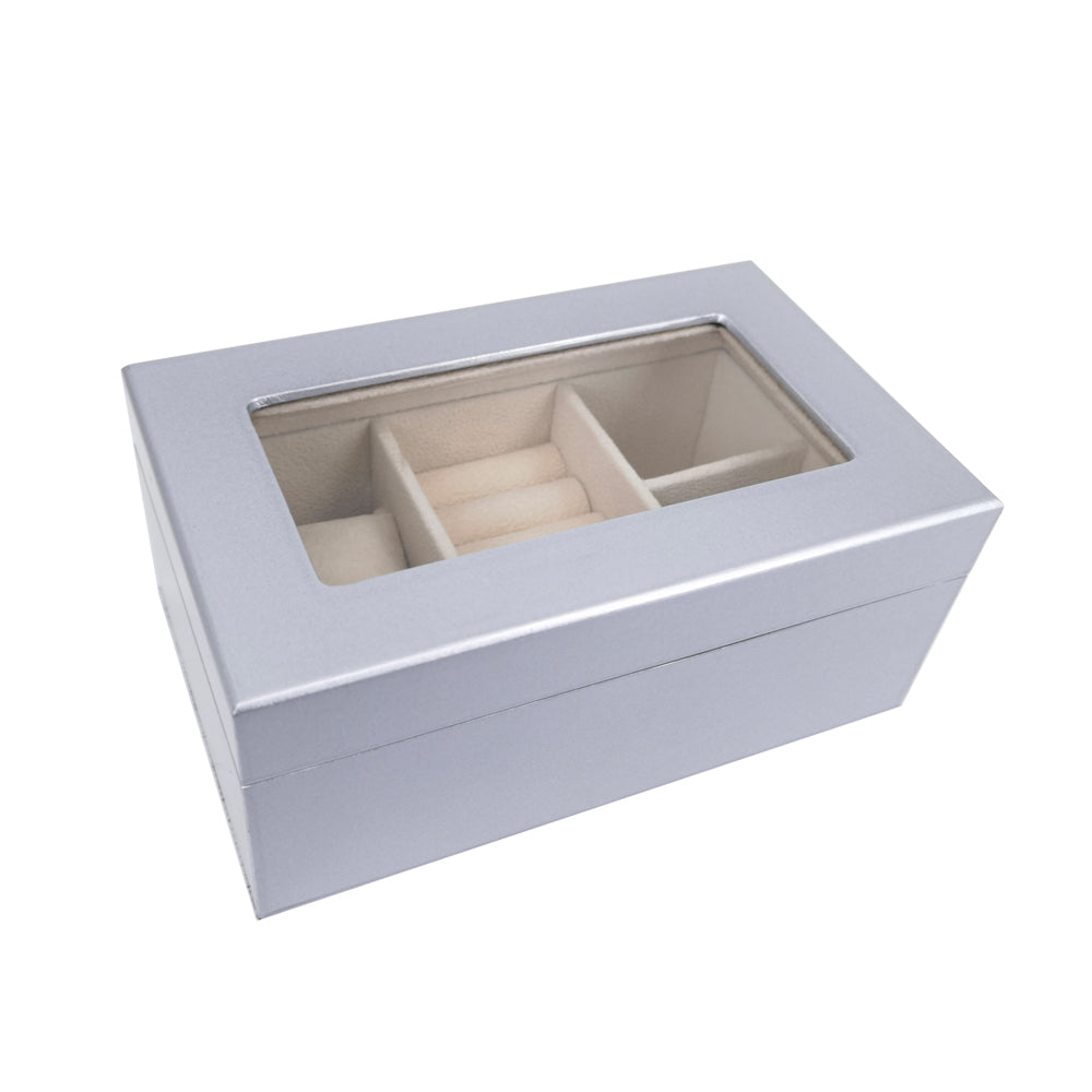 Kylie Mini Glass Top Jewelry Box