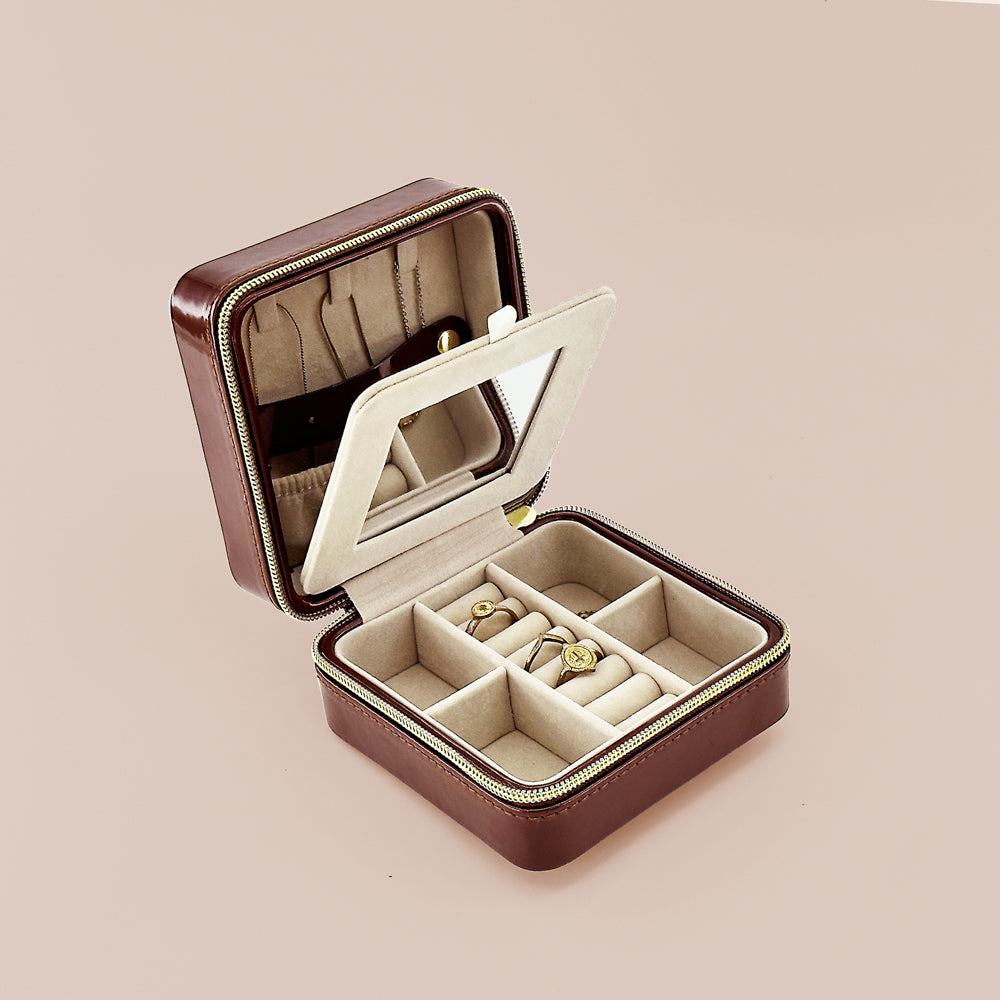 Pearl Travel Jewelry Case