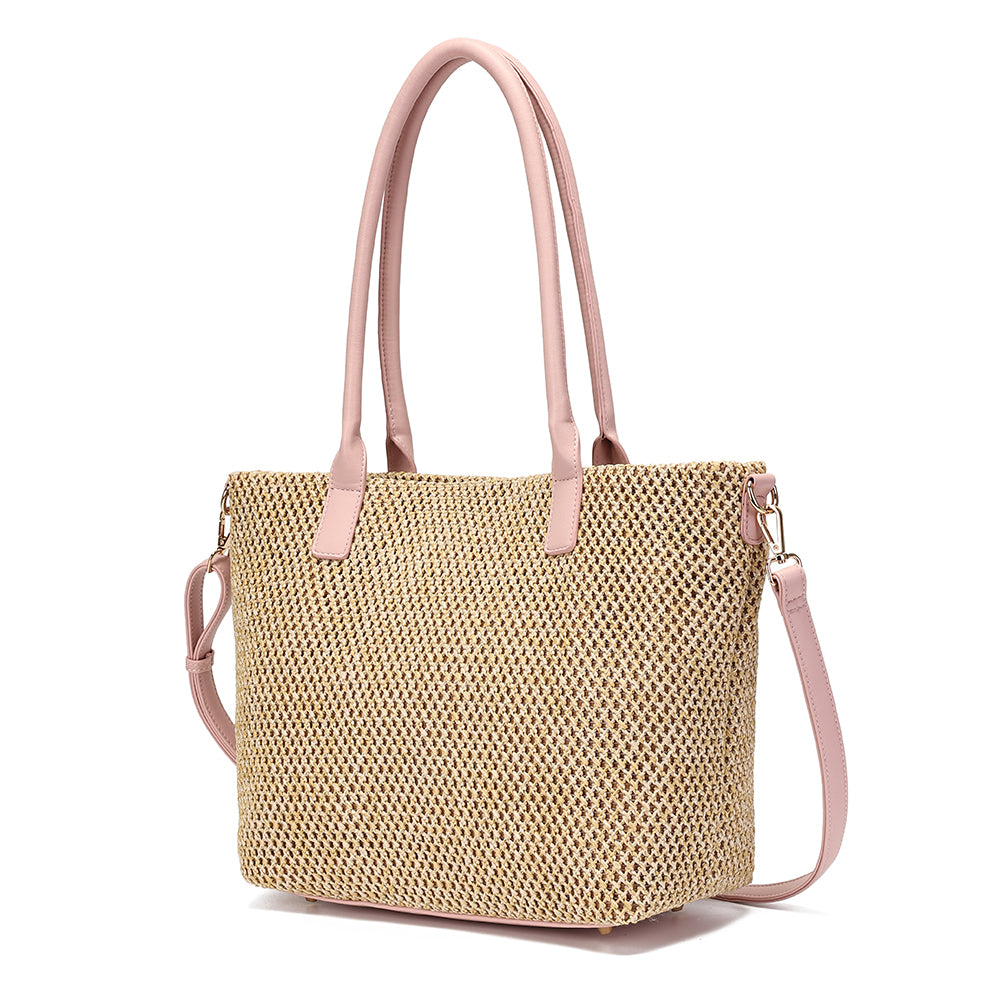 Isla Raffia Tote Bag