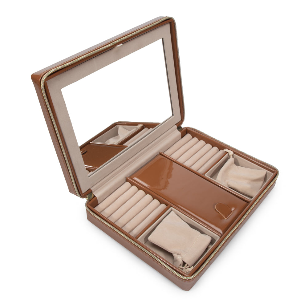 Pearl Large Travel Jewelry Case