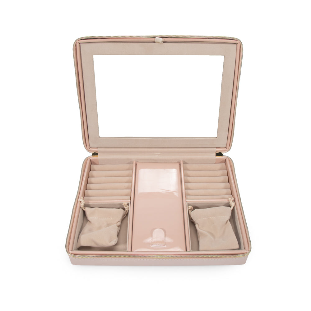 Pearl Large Travel Jewelry Case