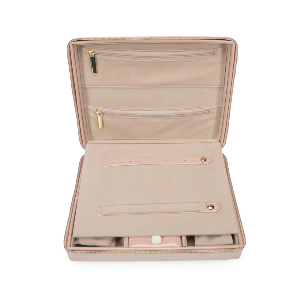 Pearl Large Travel Jewelry Case