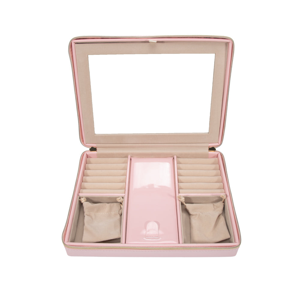 Pearl Large Travel Jewelry Case