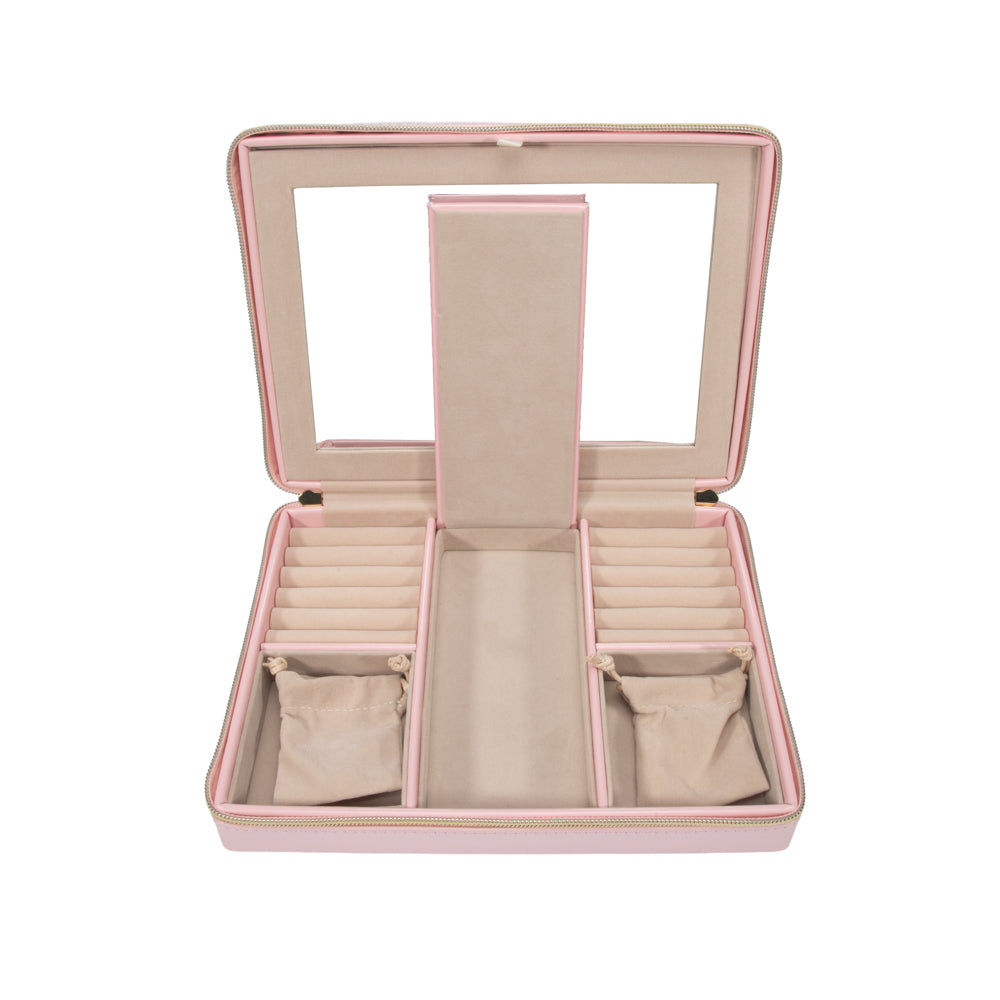 Pearl Large Travel Jewelry Case