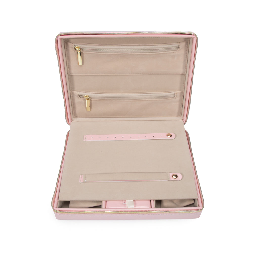 Pearl Large Travel Jewelry Case