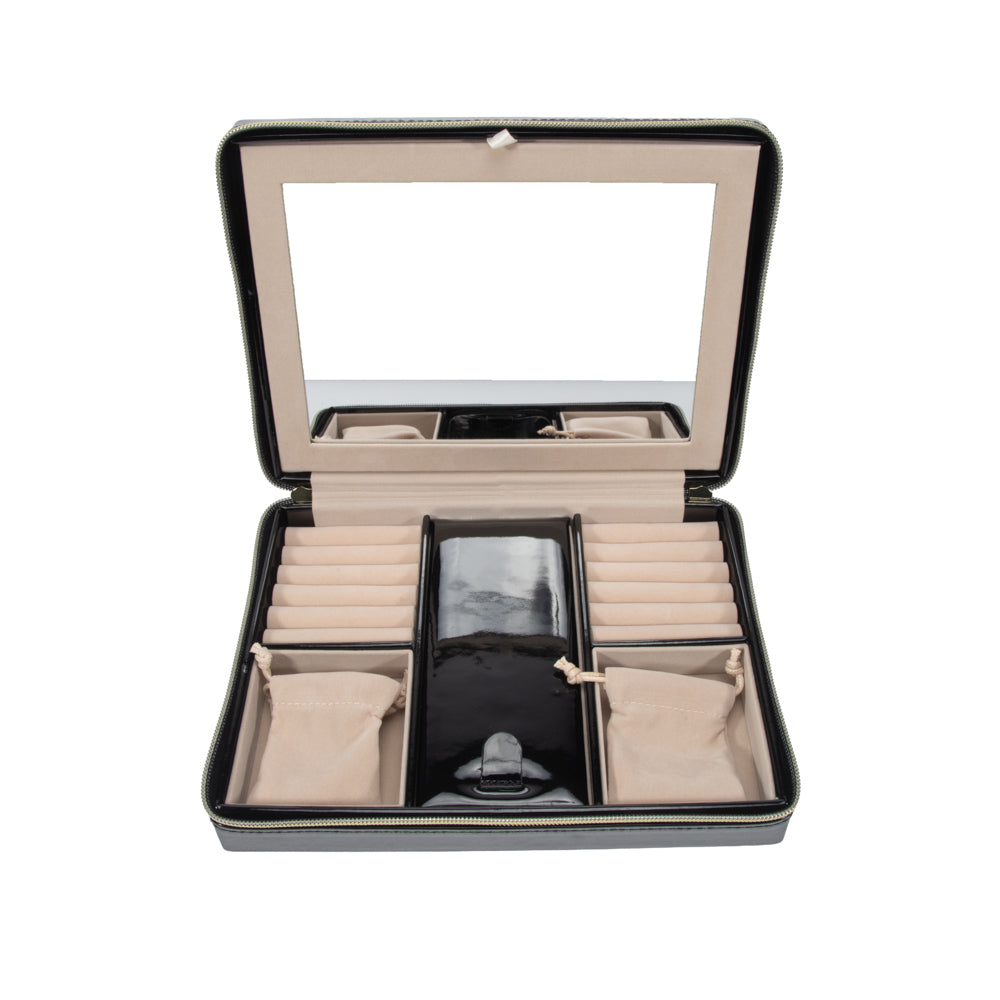 Pearl Large Travel Jewelry Case