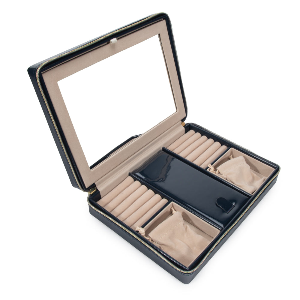 Pearl Large Travel Jewelry Case