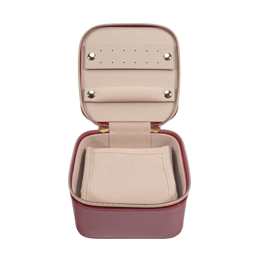 Pearl Travel Jewelry Case with Pouch