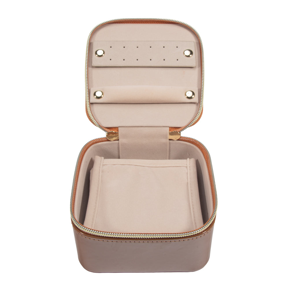 Pearl Travel Jewelry Case with Pouch