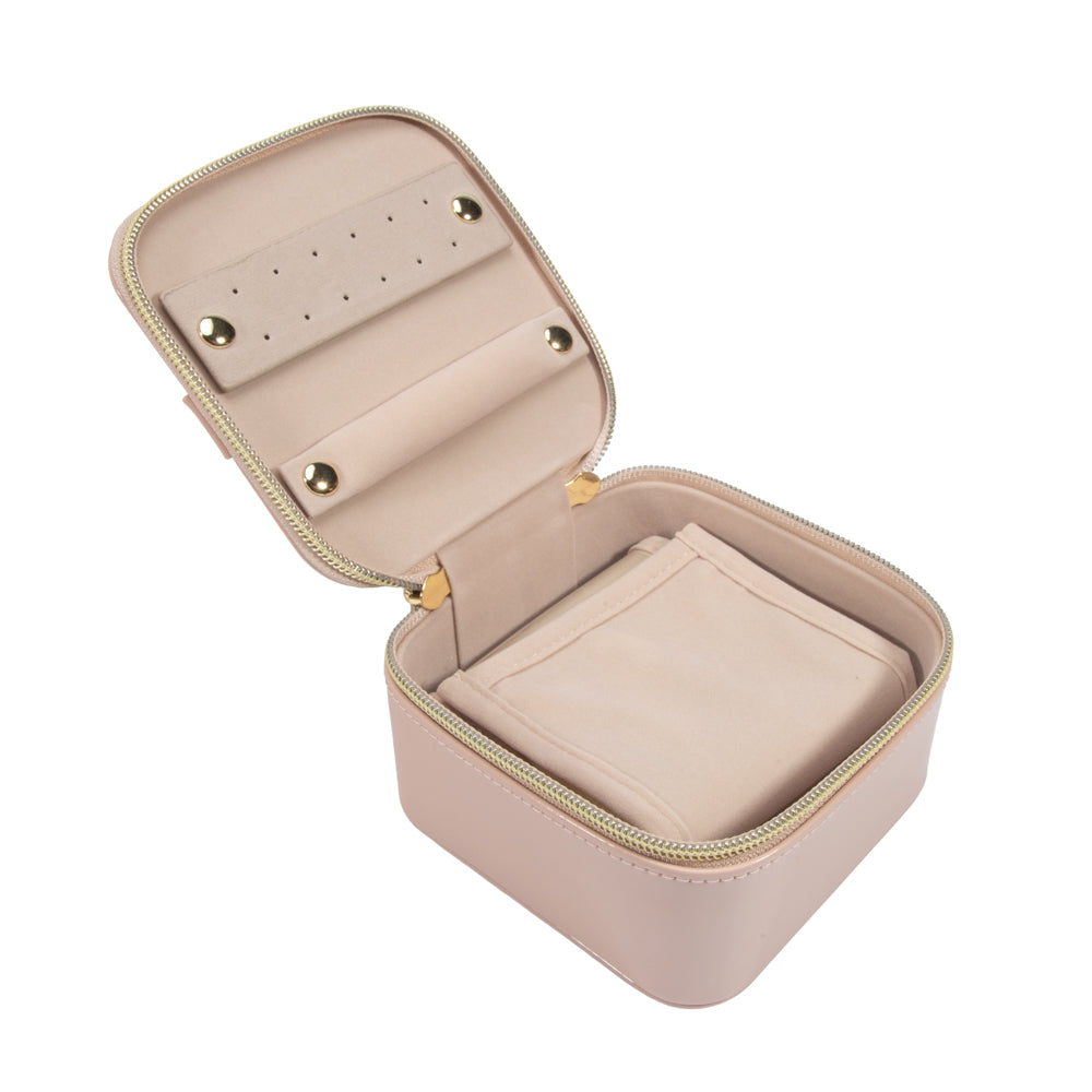 Pearl Travel Jewelry Case with Pouch