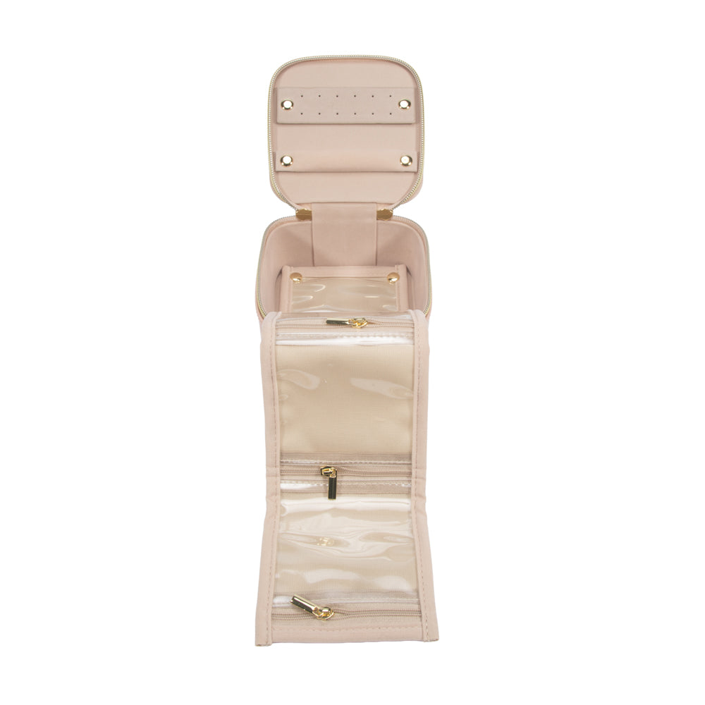 Pearl Travel Jewelry Case with Pouch