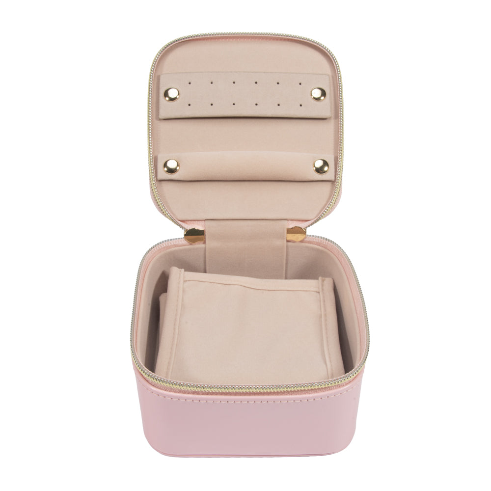 Pearl Travel Jewelry Case with Pouch