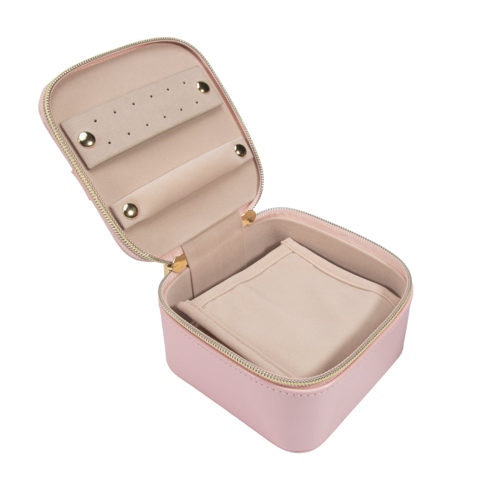 Pearl Travel Jewelry Case with Pouch