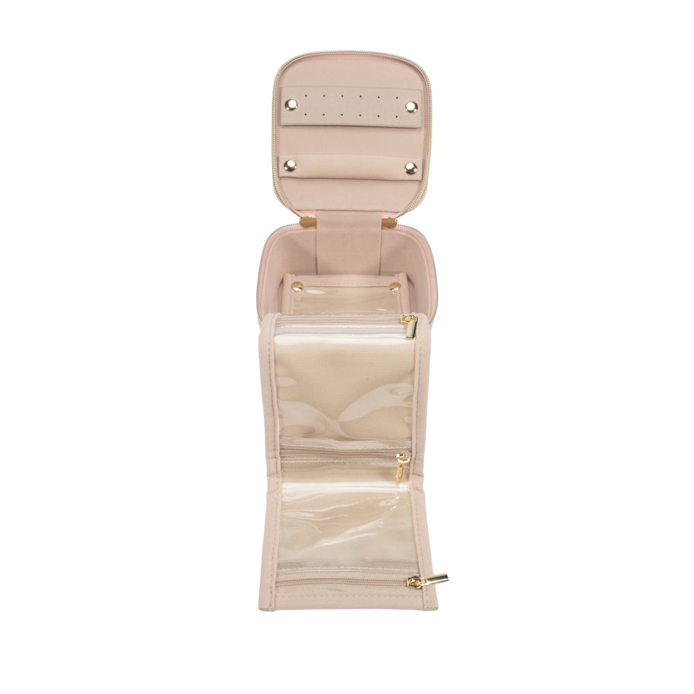 Pearl Travel Jewelry Case with Pouch