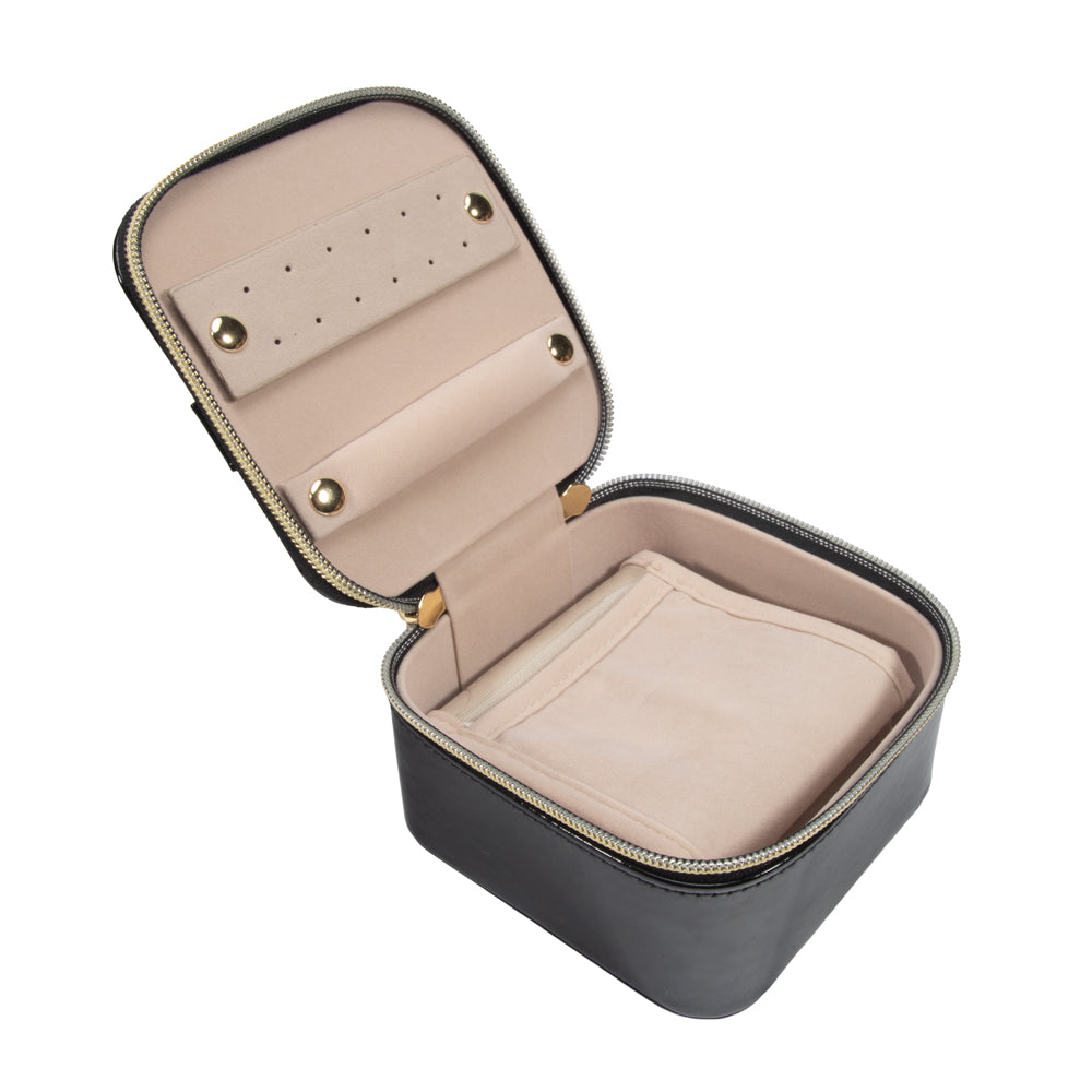 Pearl Travel Jewelry Case with Pouch