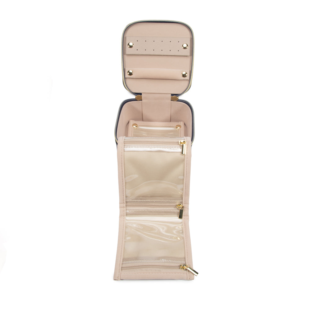 Pearl Travel Jewelry Case with Pouch