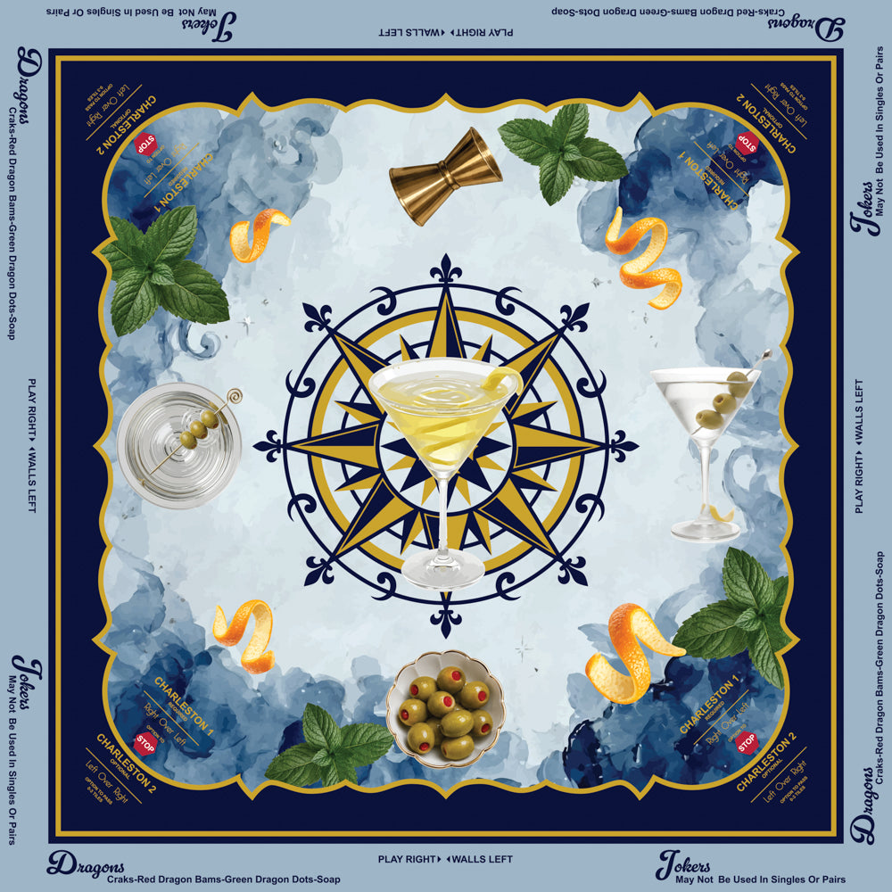Martini Hour Mahjong Mat