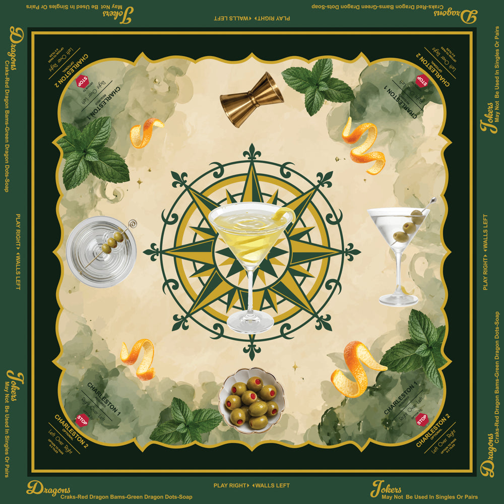 Martini Hour Mahjong Mat