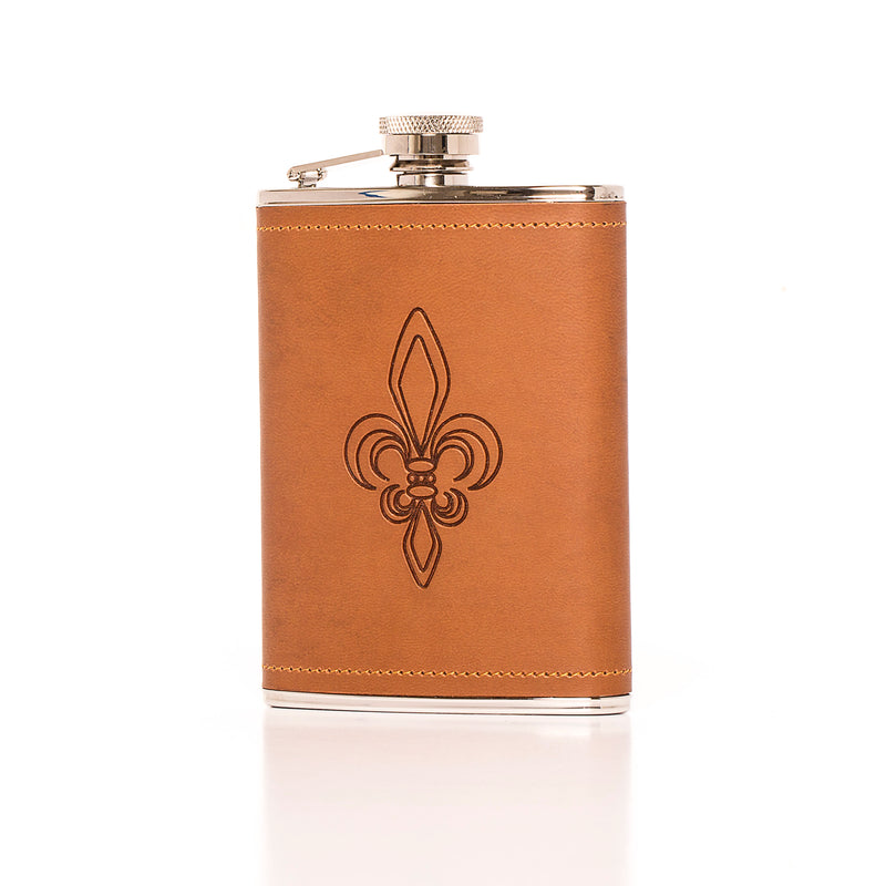 Fleur de Lis Flask