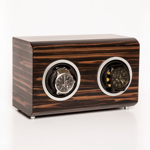 Matte Ebony Double Watch Winder