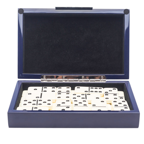 Blue Lacquer Dominos Set
