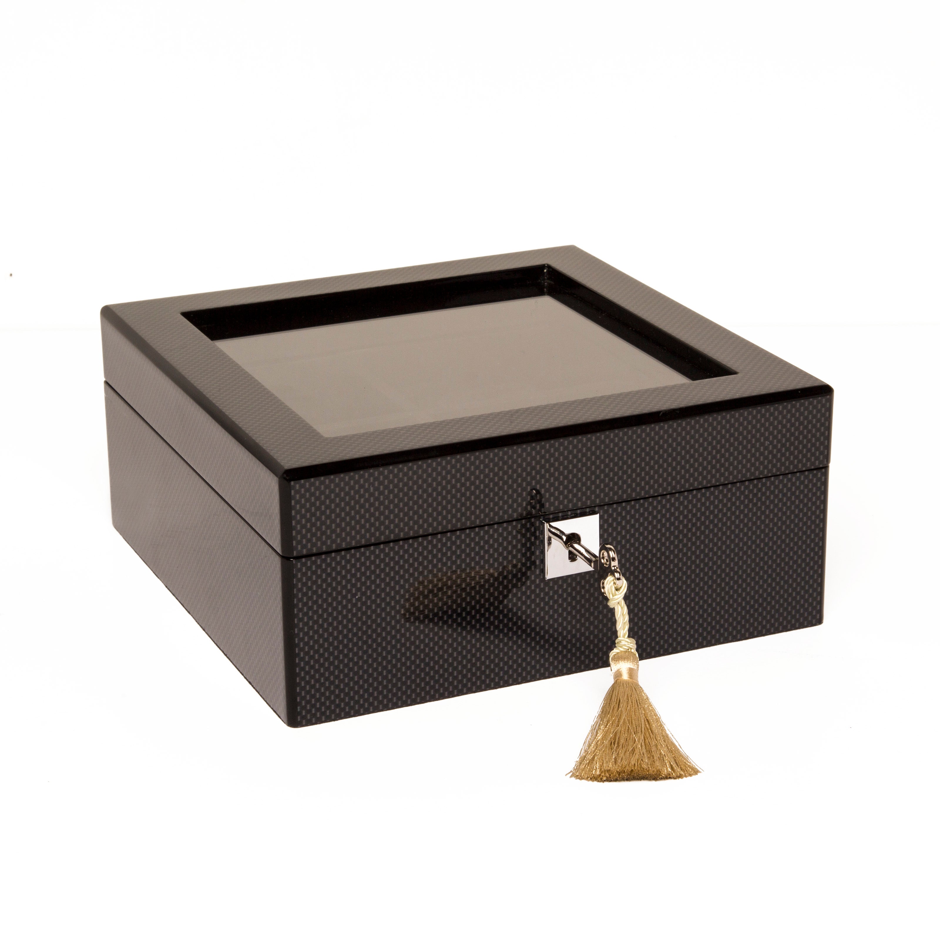 Carbon Fiber 6-Slot Watch Box | Brouk & Co.