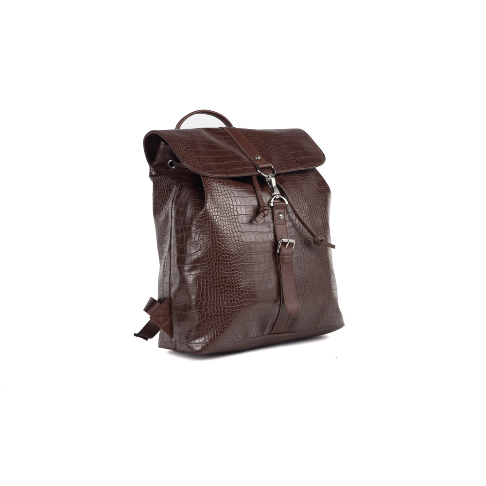 burkely leather backpack Melbourne Croco Backpack