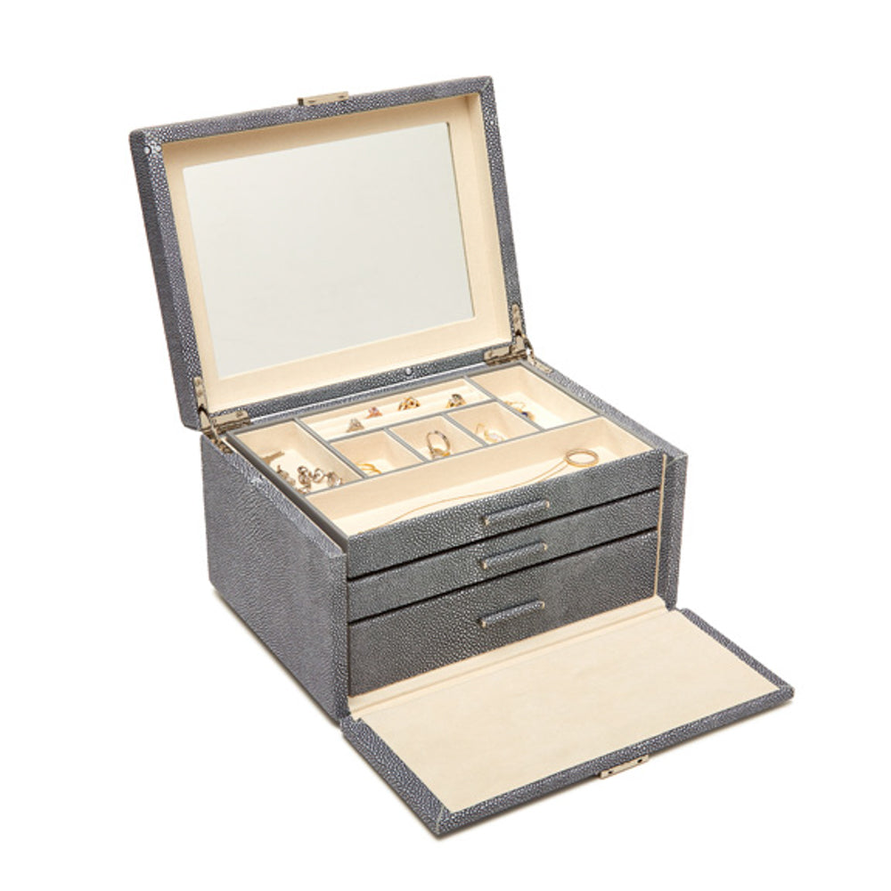 Aiden 3 Tray Jewelry Box | Brouk & Co.