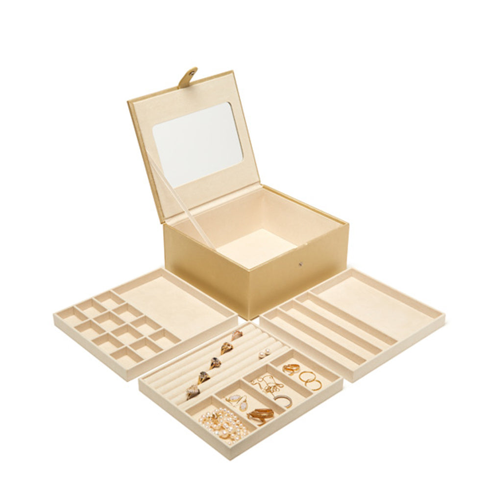 Jodi 3 Tray Large Jewelry Box | Brouk & Co.