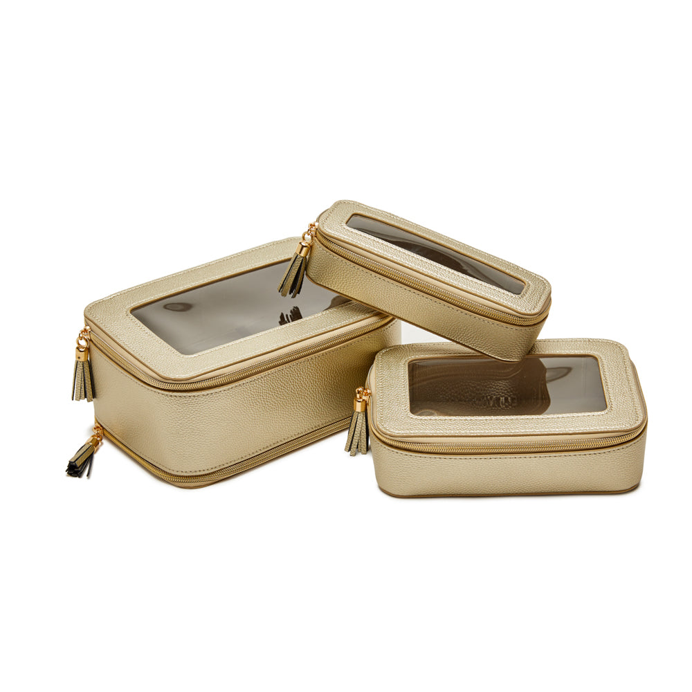 Leah 3pc Cosmetic Case