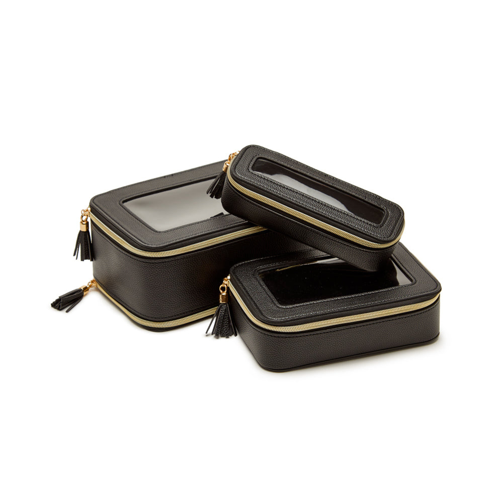 Leah 3pc Cosmetic Case