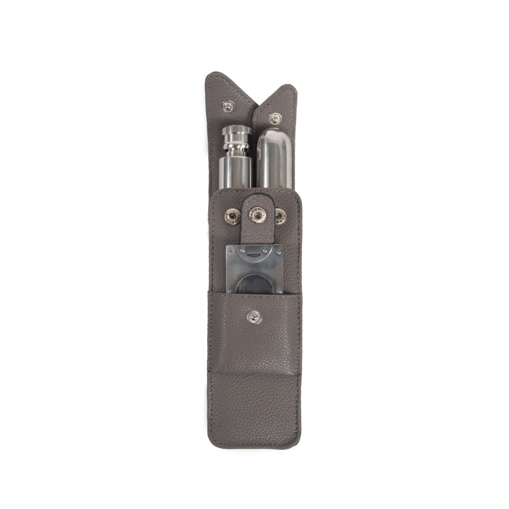 The Hip Trio Cigar and Flask Set