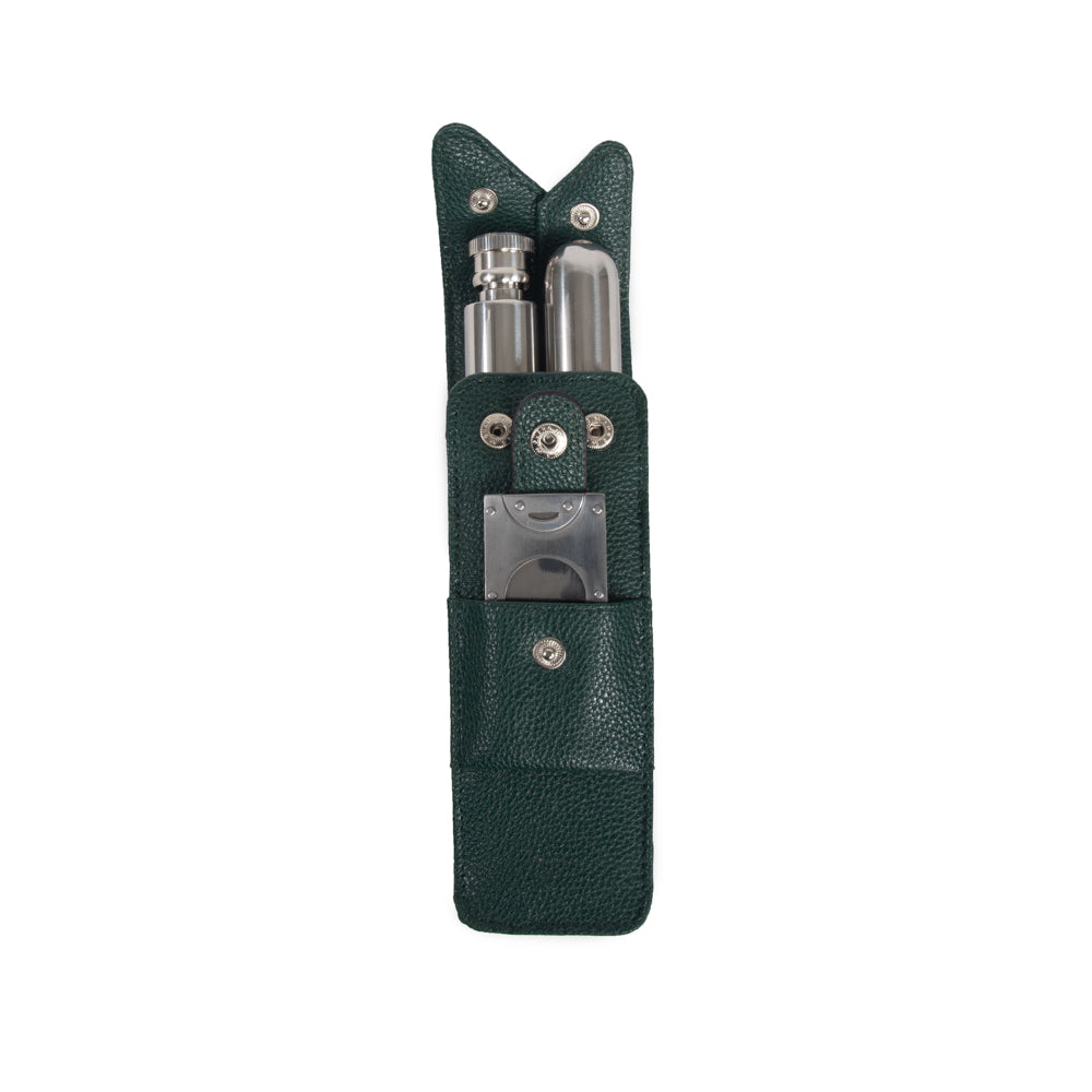 The Hip Trio Cigar and Flask Set
