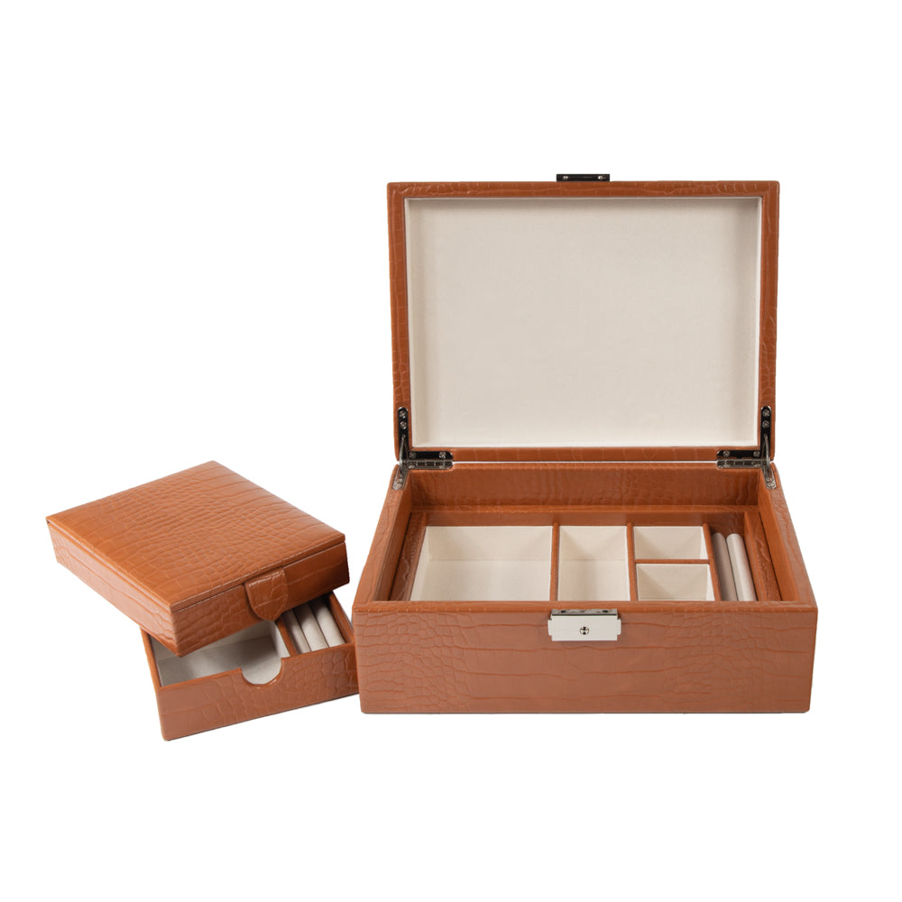 Sydney Jewelry Box with Travel Tray – Brouk & Co