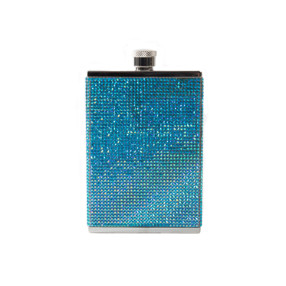 The Squarely Crystal Flask 3oz